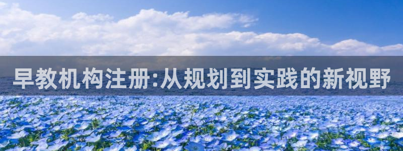 恒行开户娱乐赞议6ll5l：早教机构注册:从规划到实践的新视野