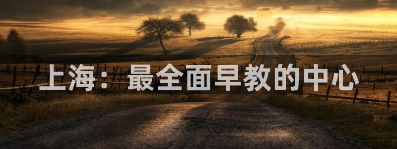 恒行2那74OOO5：上海：最全面早教的中心