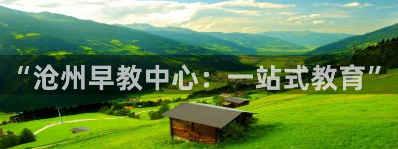 恒行5娱乐：“沧州早教中心：一站式教育”