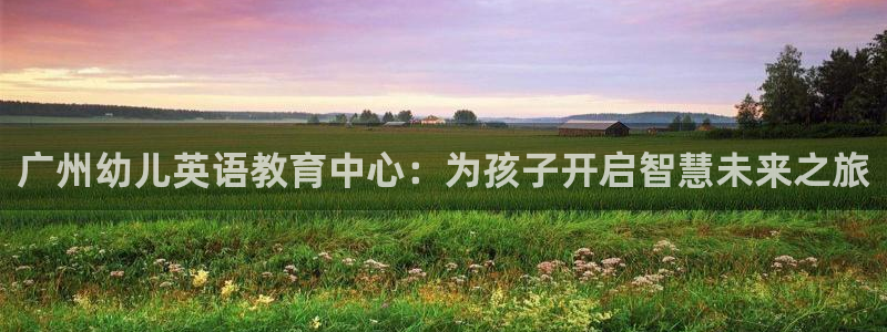 恒行登录就搜6ll5l：广州幼儿英语教育中心：为孩子开启智慧未来之旅