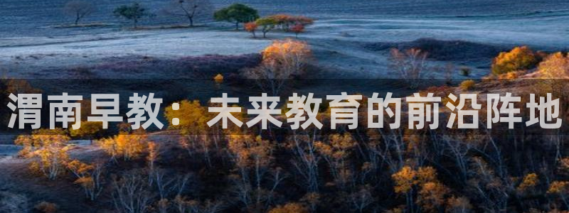 恒行娱乐热74ooo5主宰：渭南早教：未来教育的前沿阵地