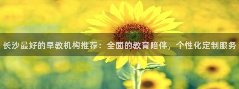 恒行娱乐度74ooo5聘霖：长沙最好的早教机构推荐：全面的教育陪伴，个性化定制服