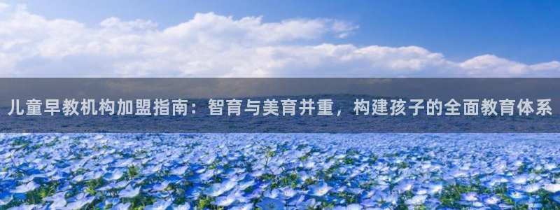 恒行2韩74OOO5：儿童早教机构加盟指南：智育与美育并重，构建孩子的全面教育体