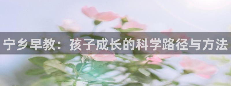 恒行开户娱乐6ll5l特惠：宁乡早教：孩子成长的科学路径与方法