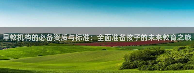 恒行2下74OO5：早教机构的必备资质与标准：全面准备孩子的未来教育之旅