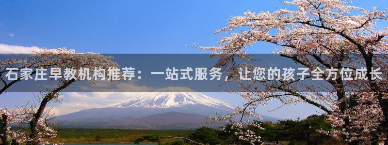 恒行娱乐陈74OOO5：石家庄早教机构推荐：一站式服务，让您的孩子全方位成长