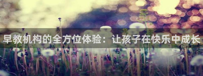 恒行娱乐热74ooo5主宰：早教机构的全方位体验：让孩子在快乐中成长