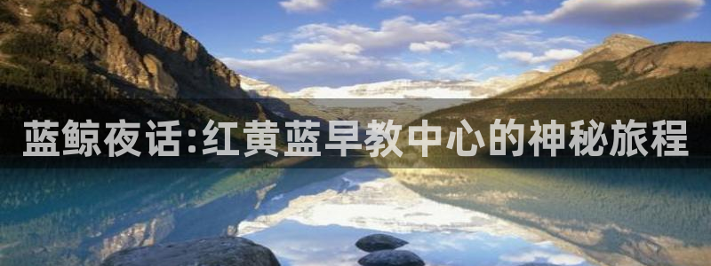 恒行3乃5O6917：蓝鲸夜话:红黄蓝早教中心的神秘旅程