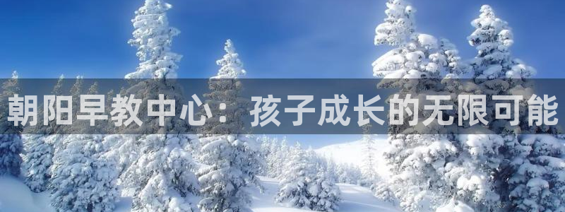 恒行2尤74OOO5：朝阳早教中心：孩子成长的无限可能