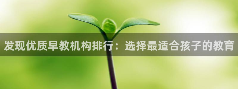 恒行娱乐郑74OOO5：发现优质早教机构排行：选择最适合孩子的教育