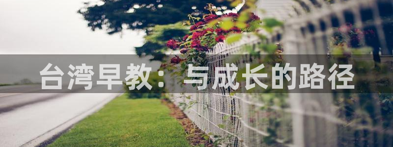 恒行娱乐郑74OOO5：台湾早教：与成长的路径