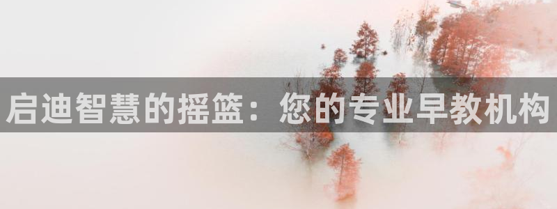 恒行开户娱乐赞议6ll5l：启迪智慧的摇篮：您的专业早教机构